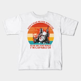 Don't Fear Me For Who I Am Fear Me Kids T-Shirt